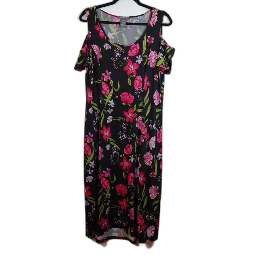 Boho Womens Dress Size L Cold Shoulder